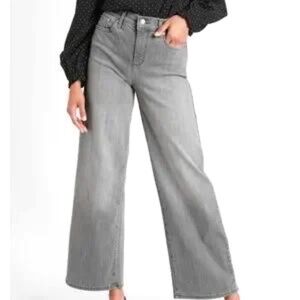 Banana Republic High Rise Wide Leg Jeans